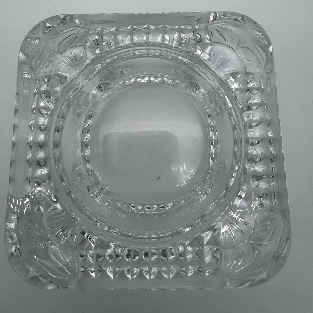 STAIGER Mantel Clock Quartz Lead Crystal Vintage 4